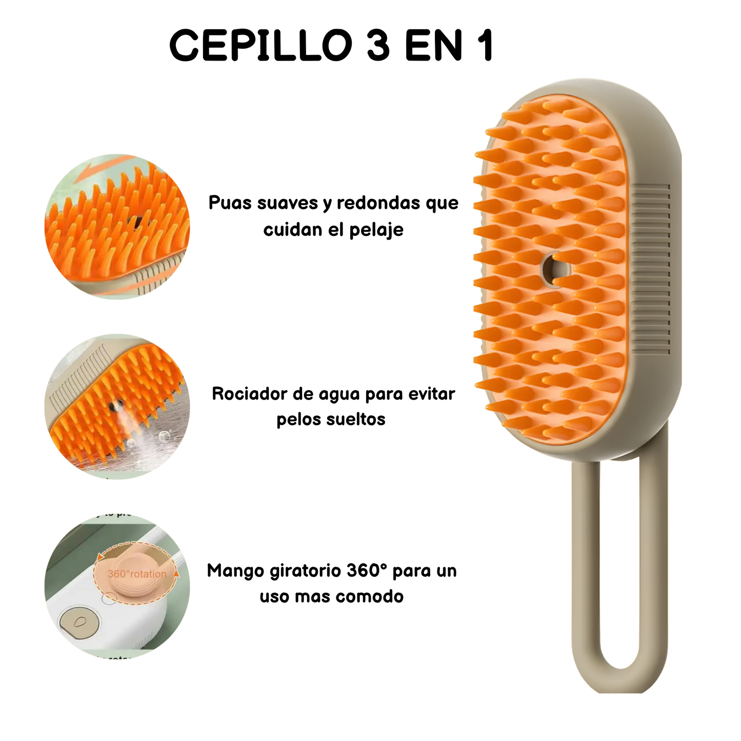 Cepillo 3 en 1